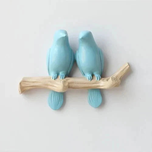 Wall Coat Rack Bird Motif Durable Resin