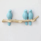 Wall Coat Rack Bird Motif Durable Resin