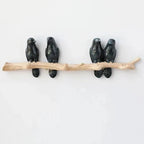 Wall Coat Rack Bird Motif Durable Resin