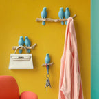 Wall Coat Rack Bird Motif Durable Resin