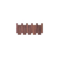 Wall Coat Rack Foldable Magnetic Hooks Beech & Walnut