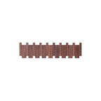 Wall Coat Rack Foldable Magnetic Hooks Beech & Walnut