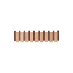 Wall Coat Rack Foldable Magnetic Hooks Beech & Walnut