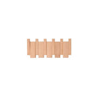 Wall Coat Rack Magnetic Foldable Hooks FSC Wood