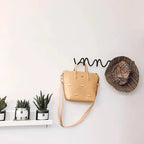 Wall Coat Rack Minimalist Powder-Coated Metal