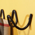 Wall Coat Rack Minimalist Powder-Coated Metal