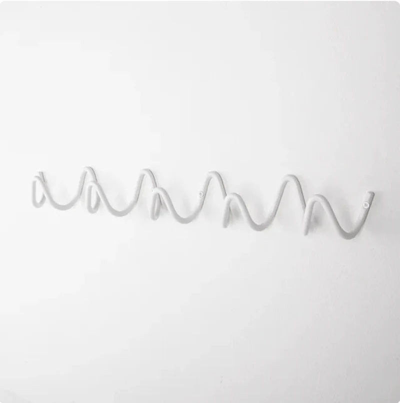 Wall Coat Rack Minimalist Powder-Coated Metal