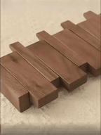 Wall Coat Rack Piano Key Design Walnut & Beech