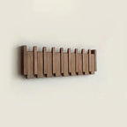 Wall Coat Rack Piano Key Design Walnut & Beech