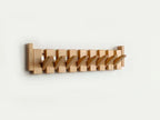 Wall Coat Rack Piano Keys Design Walnut & Beech