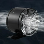 Wall Exhaust Fan Whisper-Quiet 471 CFM Ceramic-Coated Metal Housing