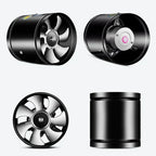 Wall Exhaust Fan Whisper-Quiet 471 CFM Ceramic-Coated Metal Housing