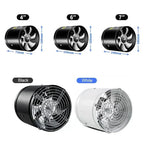 Wall Exhaust Fan Whisper-Quiet 471 CFM Ceramic-Coated Metal Housing