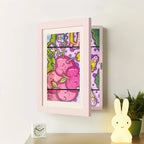 Wall Frame Hidden Storage Holds 150 Drawings
