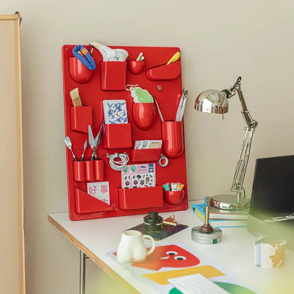Wall Hanging Storage Organizer Multi-Functional Hooks & Clips