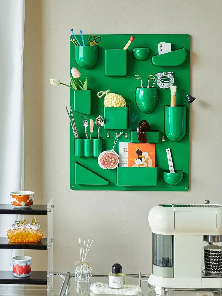 Wall Hanging Storage Organizer Multi-Functional Hooks & Clips