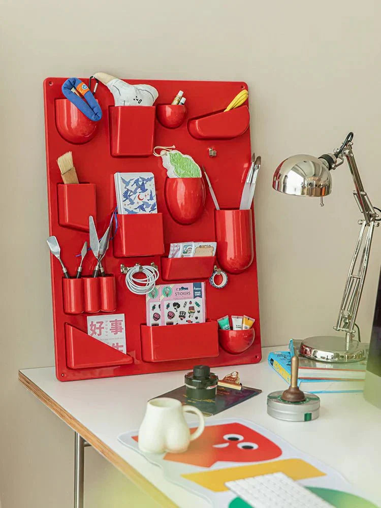 Wall Hanging Storage Organizer Multi-Functional Hooks & Clips