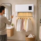 Wall Heater 1500W Fold-Out Drying Rack Remote Control