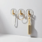 Wall Hook Acrylic Gold Waterproof Self-Adhesive