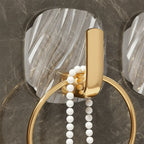 Wall Hook Acrylic Gold Waterproof Self-Adhesive