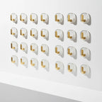Wall Hook Acrylic Gold Waterproof Self-Adhesive