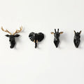 Wall Hook Animal Head Resin Pre Drilled