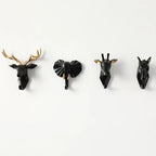 Wall Hook Animal Head Resin Pre Drilled
