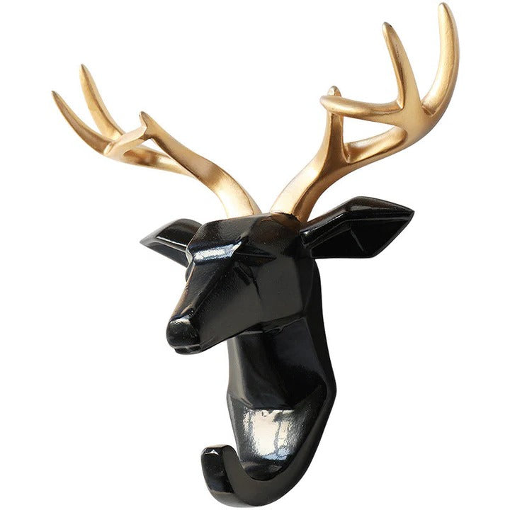 Wall Hook Animal Head Resin Pre Drilled