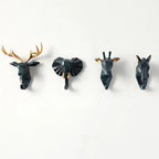 Wall Hook Animal Head Resin Pre Drilled