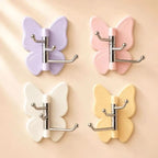 Wall Hook Butterfly Rotatable No-Drill Self-Adhesive