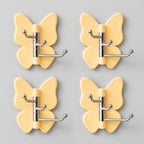 Wall Hook Butterfly Rotatable No-Drill Self-Adhesive