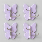 Wall Hook Butterfly Rotatable No-Drill Self-Adhesive