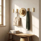 Wall Hook Fold-Flat Zinc Alloy Brushed Finish 18 kg