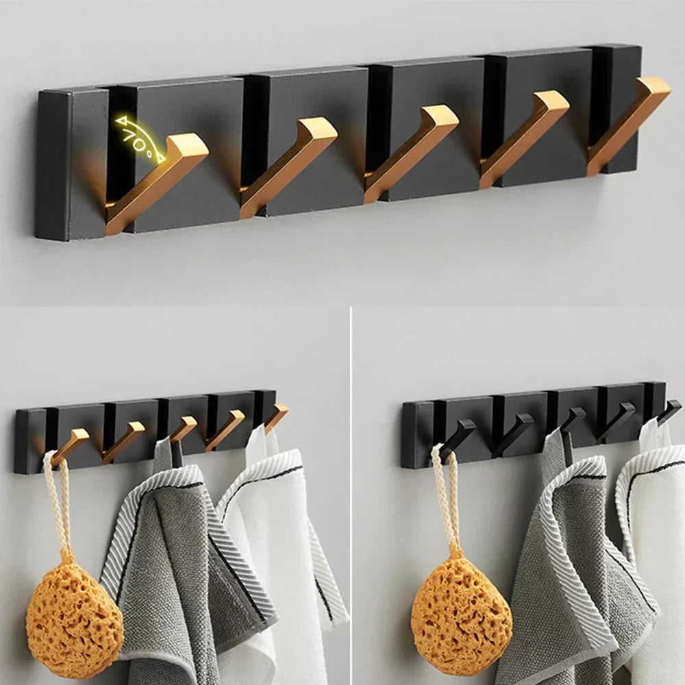 Wall Hook Foldable Space-Saving Stainless Steel