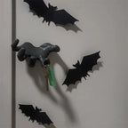 Wall Hook Gothic Hand Matte Black Resin