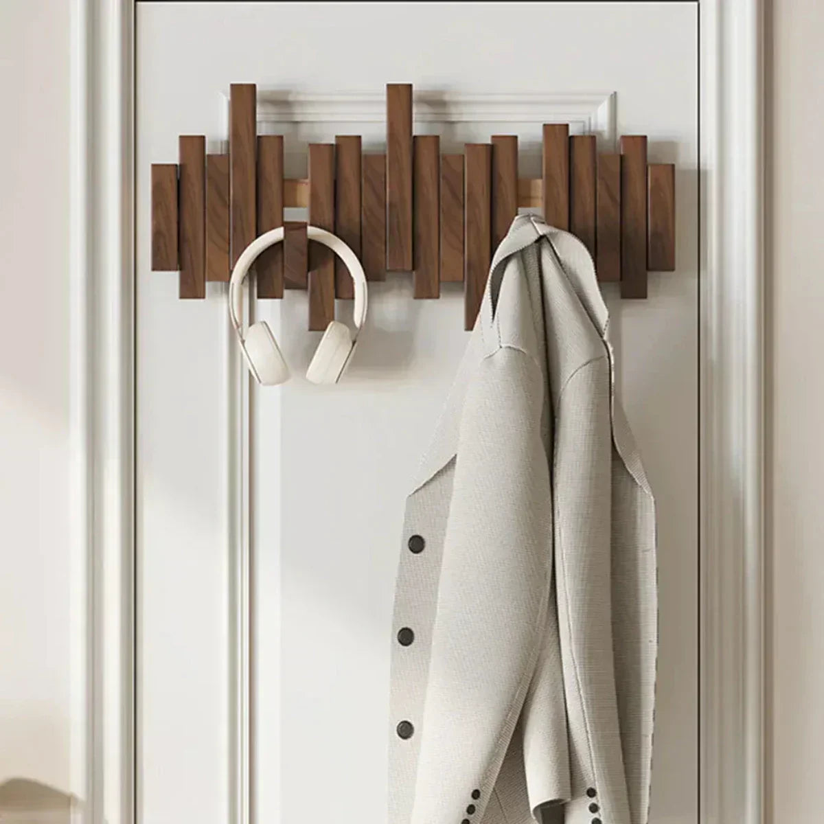 Wall Hook Piano Wood Minimalist Multi-Hook