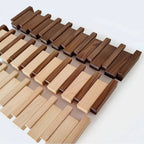 Wall Hook Rack Foldable Space-Saving Walnut & Beech