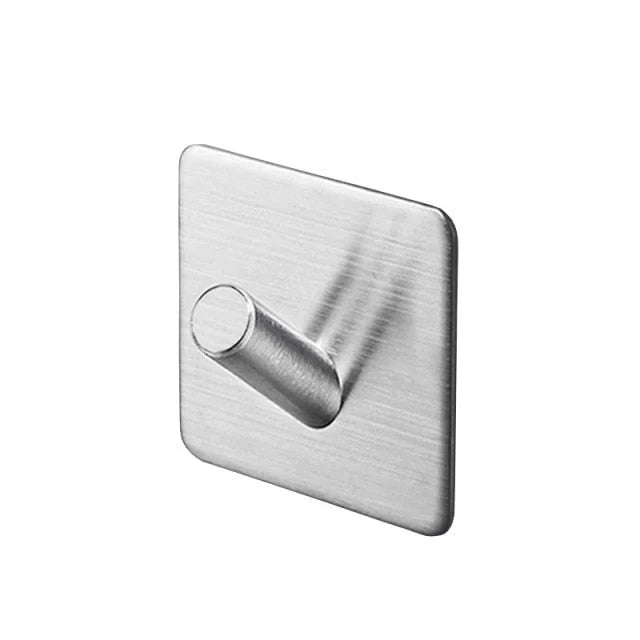 Wall Hook Self Adhesive Stainless Steel No Drill