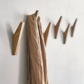 Wall Hook Set of 2 Natural Wood Hand-Polished