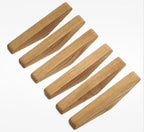 Wall Hook Set of 2 Natural Wood Hand-Polished