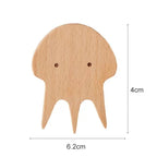 Wall Hook Wooden Animal Self-Adhesive & Screw Mount