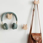 Wall Hook Wooden Animal Self-Adhesive & Screw Mount