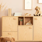 Wall Hook Wooden Animal Self-Adhesive & Screw Mount