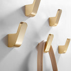 Wall Hooks Brass Gold Finish Set
