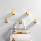 Wall Hooks Brass Gold Finish Set