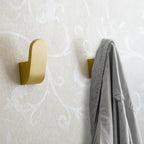 Wall Hooks Brass Gold Finish Set