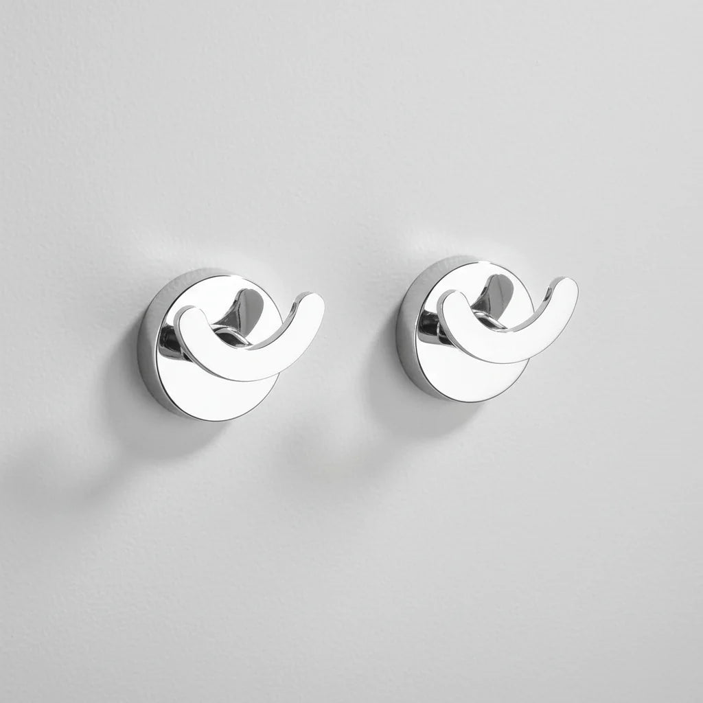 Wall Hooks Drilling-Free Suction Cups Water-Resistant 2-Pack