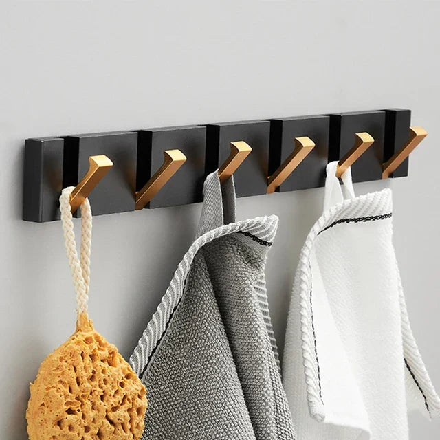 Wall Hooks Foldable Space-Saving Stainless Steel