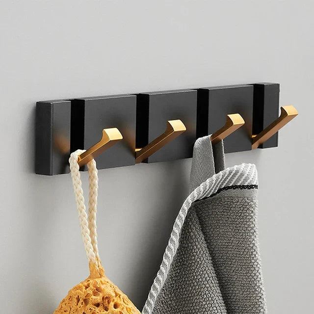 Wall Hooks Foldable Space-Saving Stainless Steel