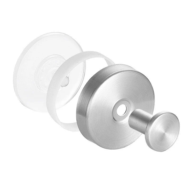 Wall Hooks No-Drill Suction Set of 4